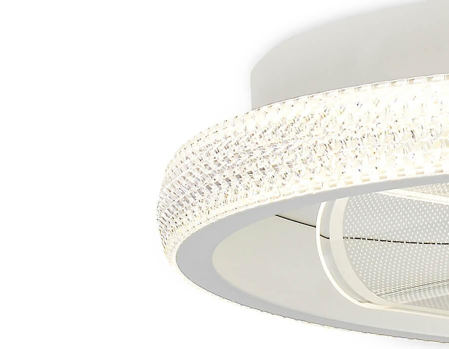 Потолочный светодиодный светильник с ПДУ (Радио 2.4) Ambrella light Acrylica FA600, цвет белый - фото 2
