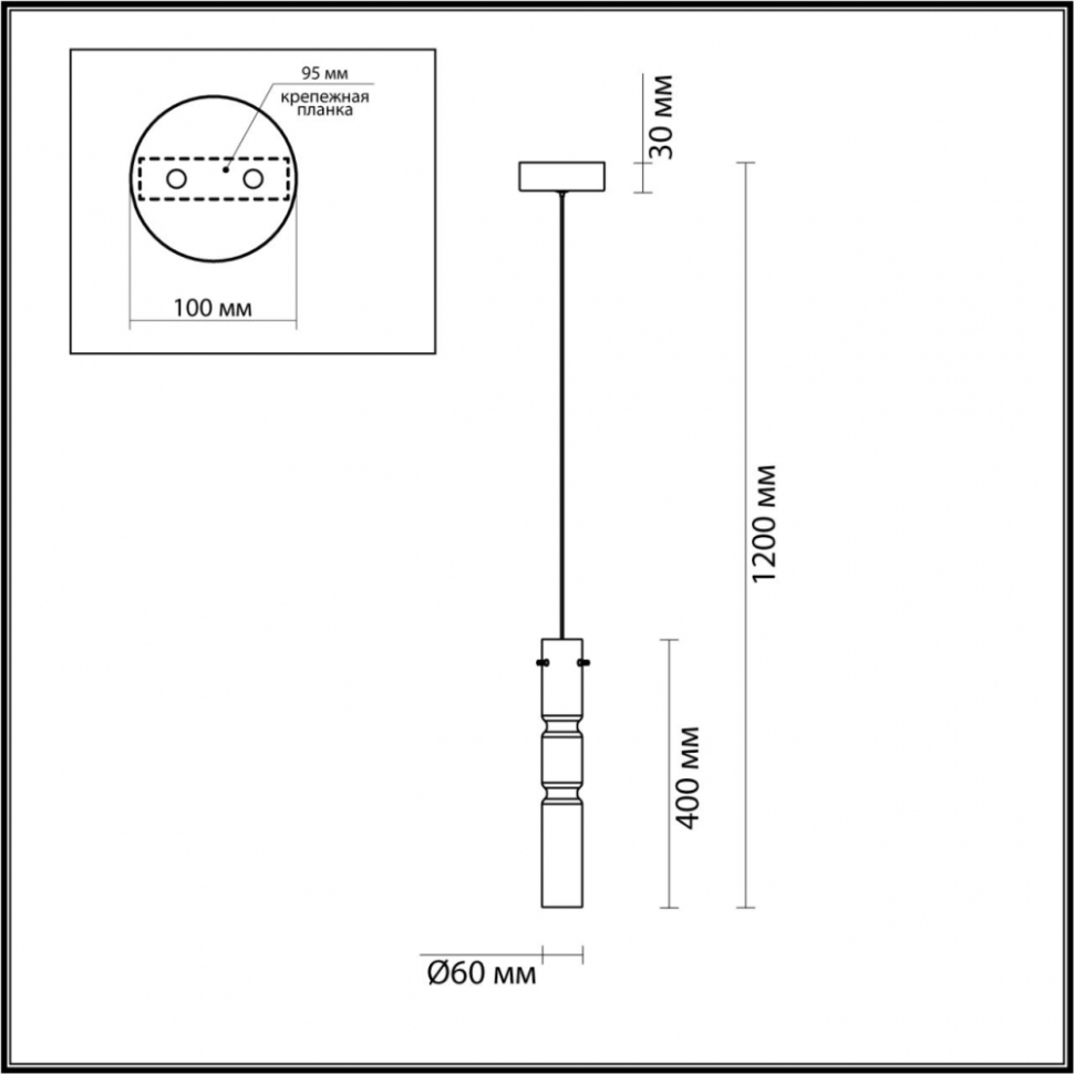 Подвесной светильник Odeon Light Scrow Pendant 5059/5L, цвет черный - фото 2