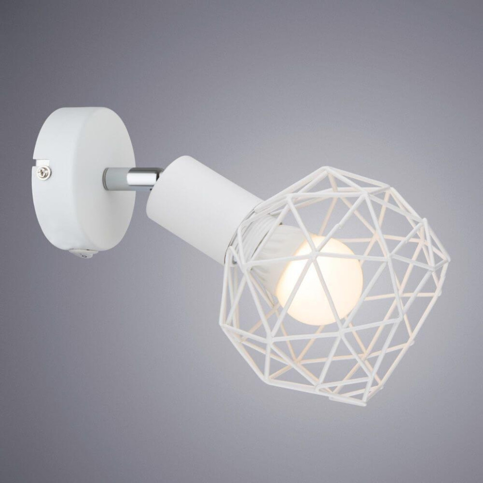 Спот Sospiro Arte Lamp A6141AP-1WH пластина монтажная arte lamp linea accessories a480505