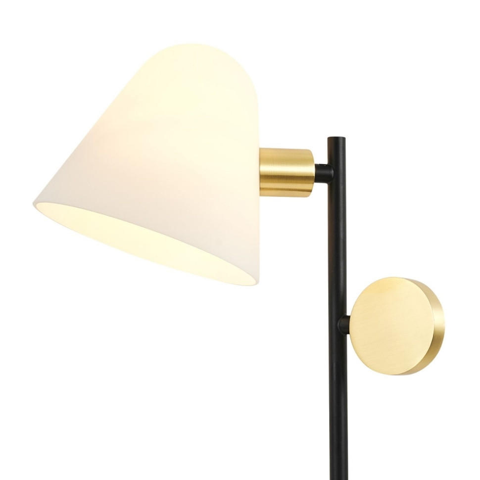 Настольная лампа Favourite Statera 3045-1T, цвет матовый черный, золото - фото 3