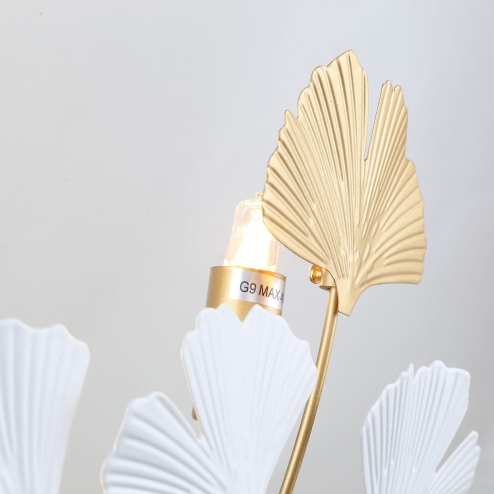 Настенный светильник Favourite Ginkoa 4080-2W, цвет золотой - фото 3