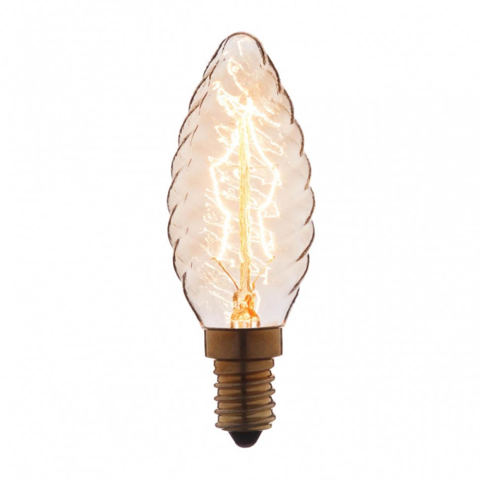 Лампа накаливания E14 40W Edison Bulb Loft It 3540-LT, цвет желтый