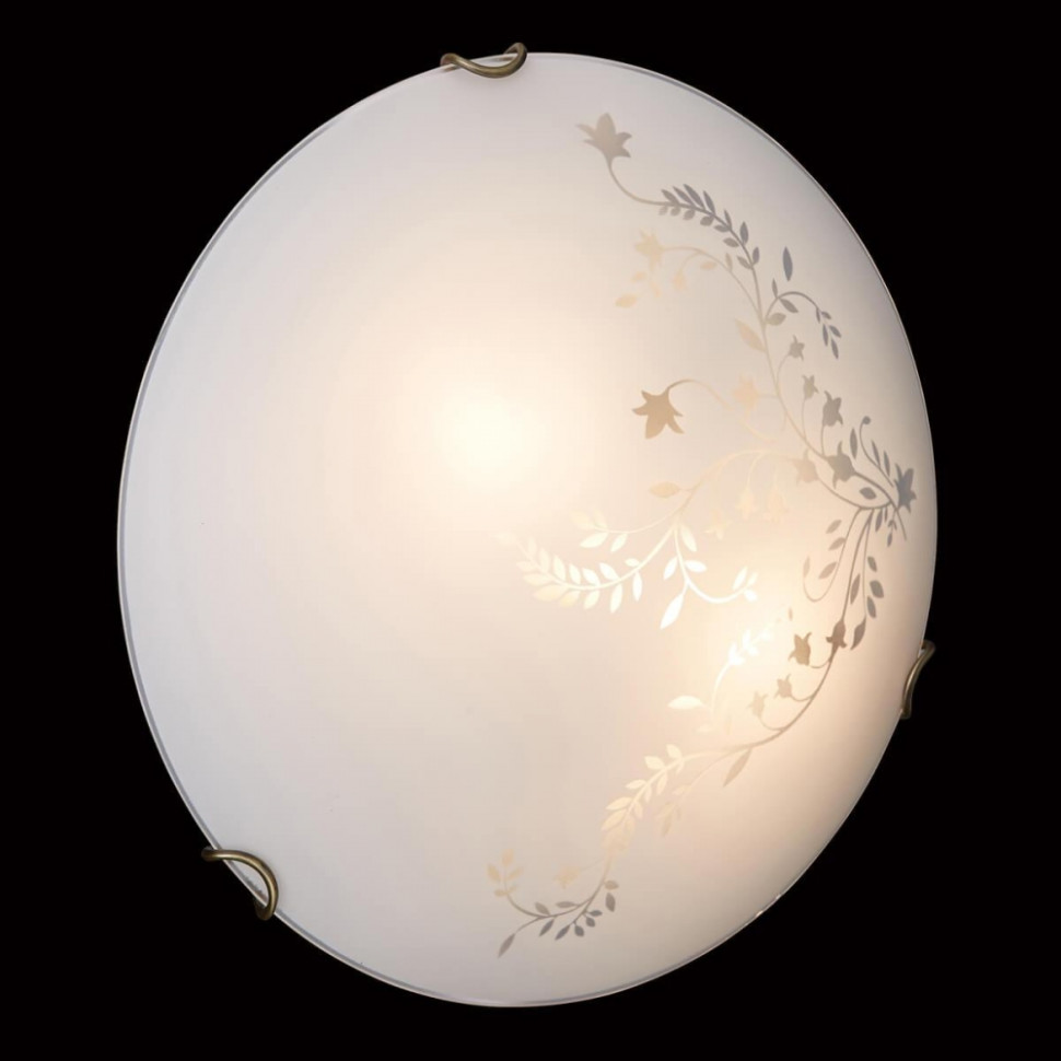 318 Настенно-потолочный светильник Sonex Kusta, цвет бронза - фото 4
