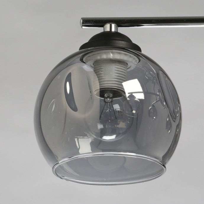 Потолочная люстра со светодиодными лампочками E27, комплект от Lustrof. №367691-674035, цвет хром - фото 4