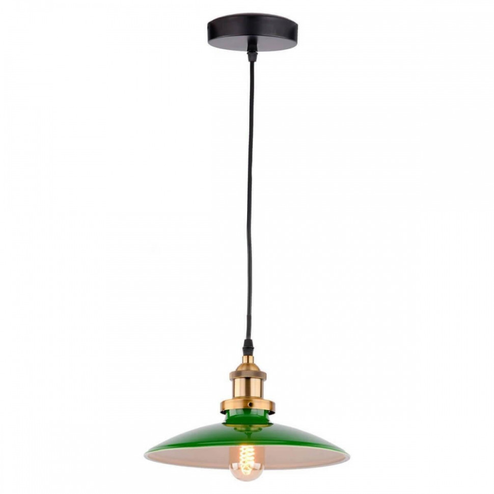 LSP-9543 Подвесной светильник Lussole Loft, цвет черный/бронзовый - фото 1