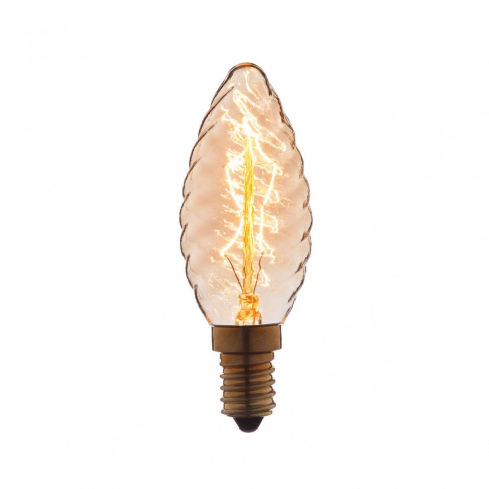 Лампа накаливания E14 60W Edison Bulb Loft It 3560-LT, цвет желтый