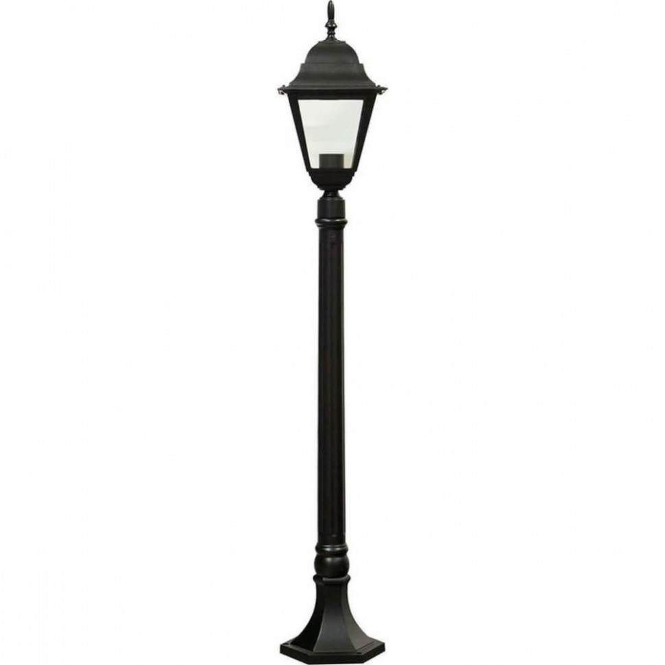 Cадово-парковый светильник на столбе Классика Feron 4210 (11034), цвет черный - фото 1